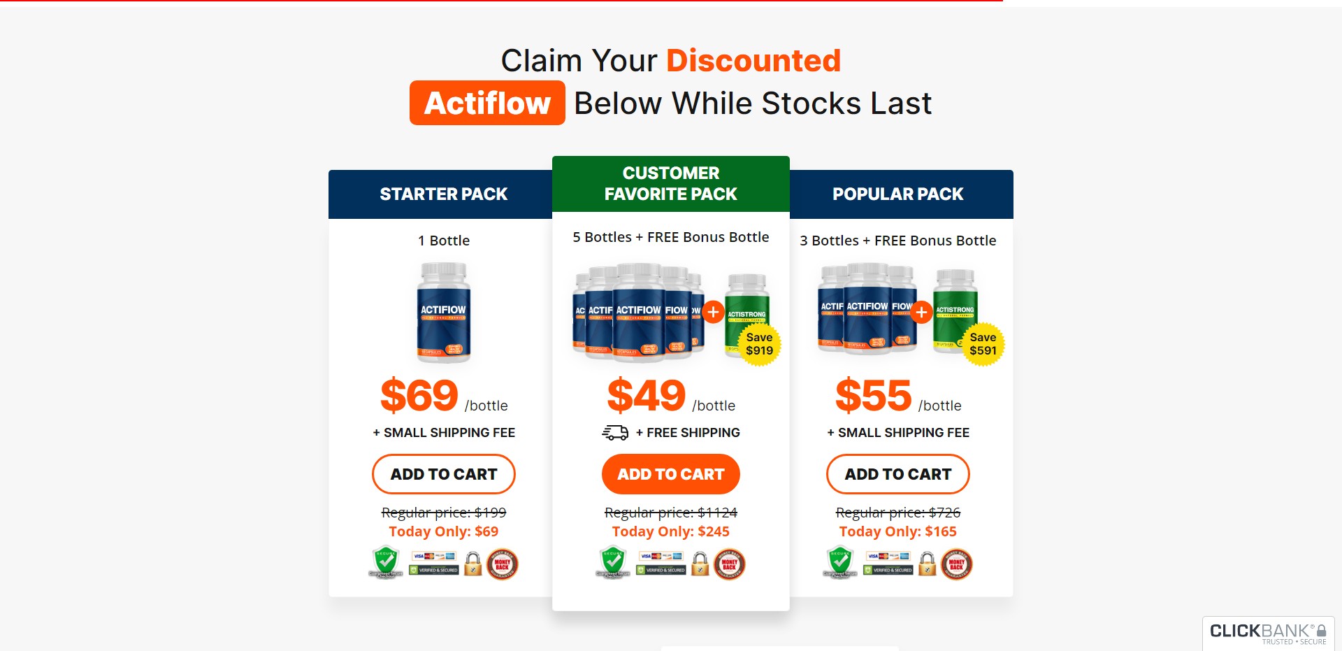 Actiflow Produkt