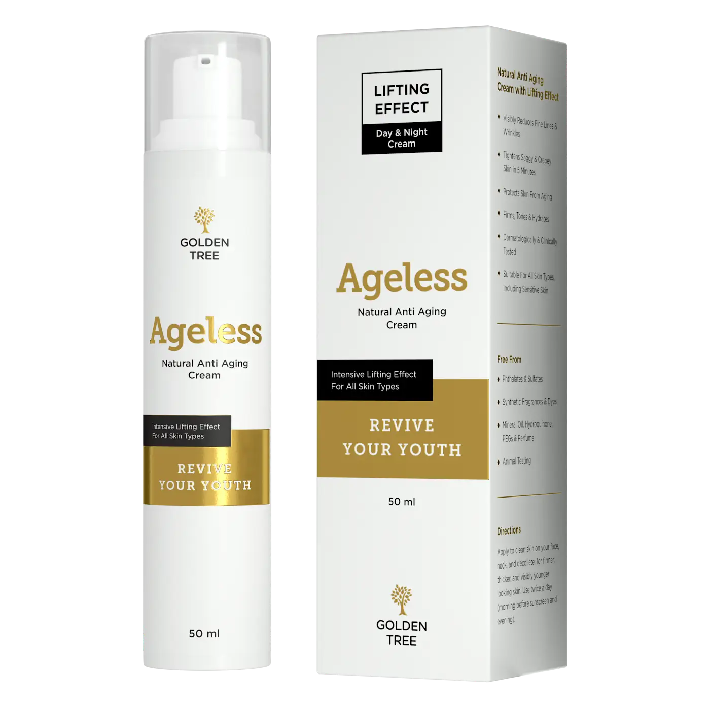 Ageless Anti Aging Cream Produkt