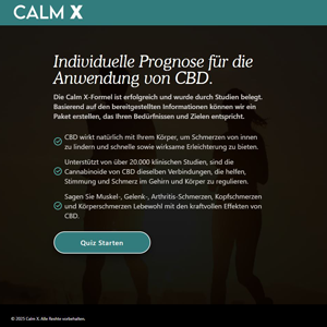 Calm X CBD Produkt