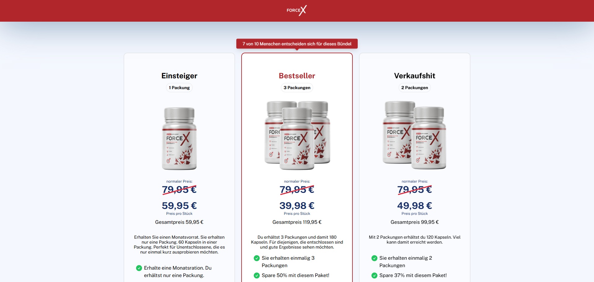Force X Produkt