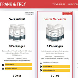 Frank & Frey CBD Kapseln (แฟรงก์ แอนด์ เฟรย์)