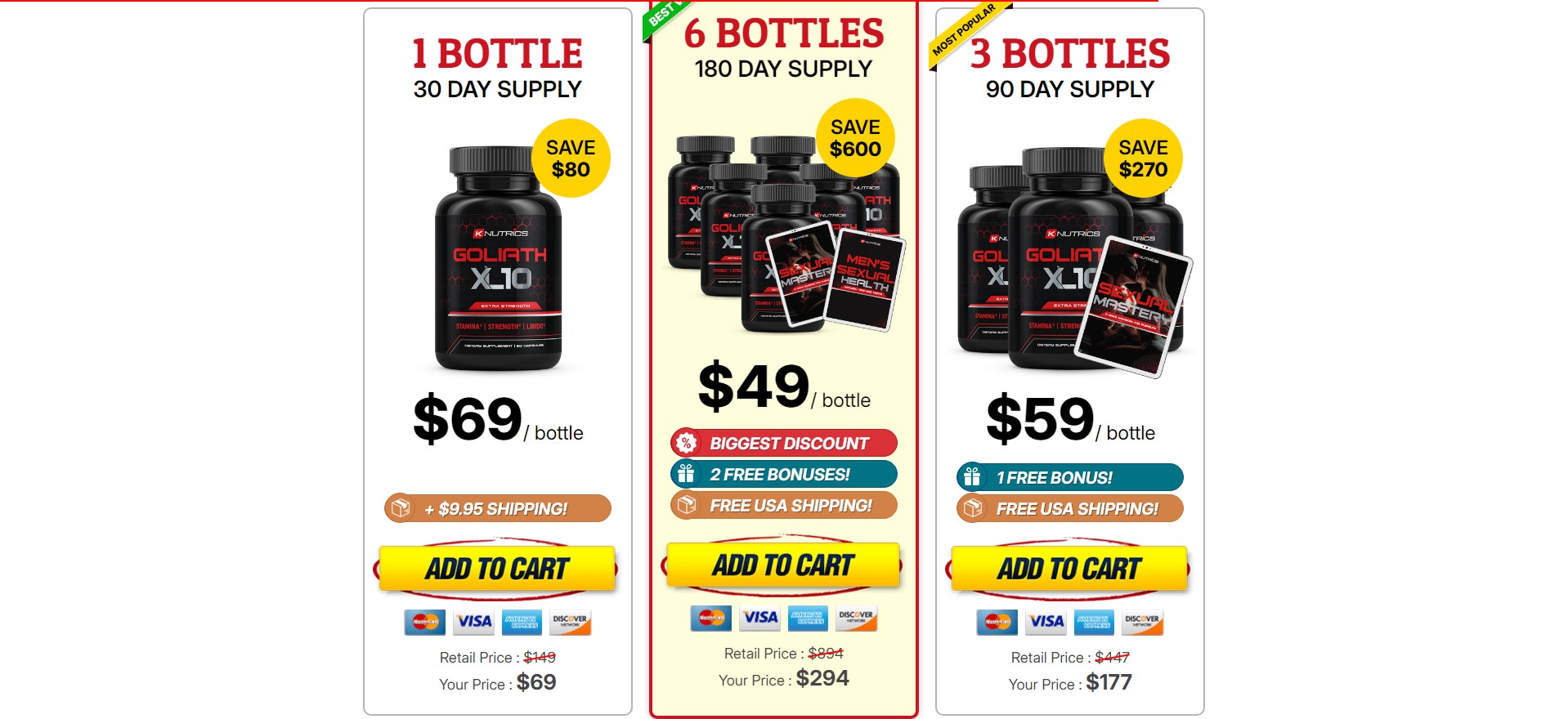K Nutrics Goliath XL 10 Produkt