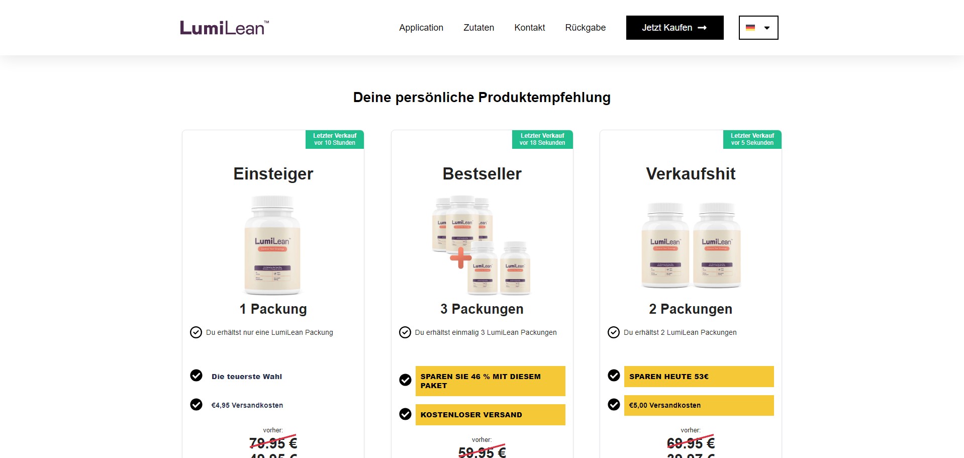 LumiLean Plus Produkt