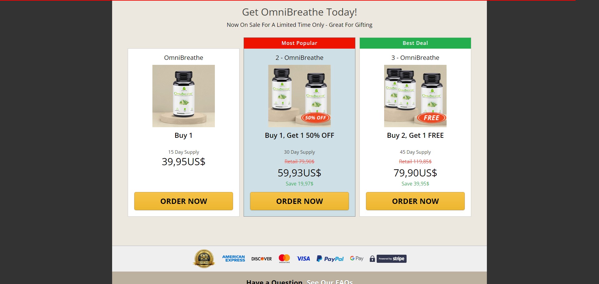 OmniBreathe Produkt