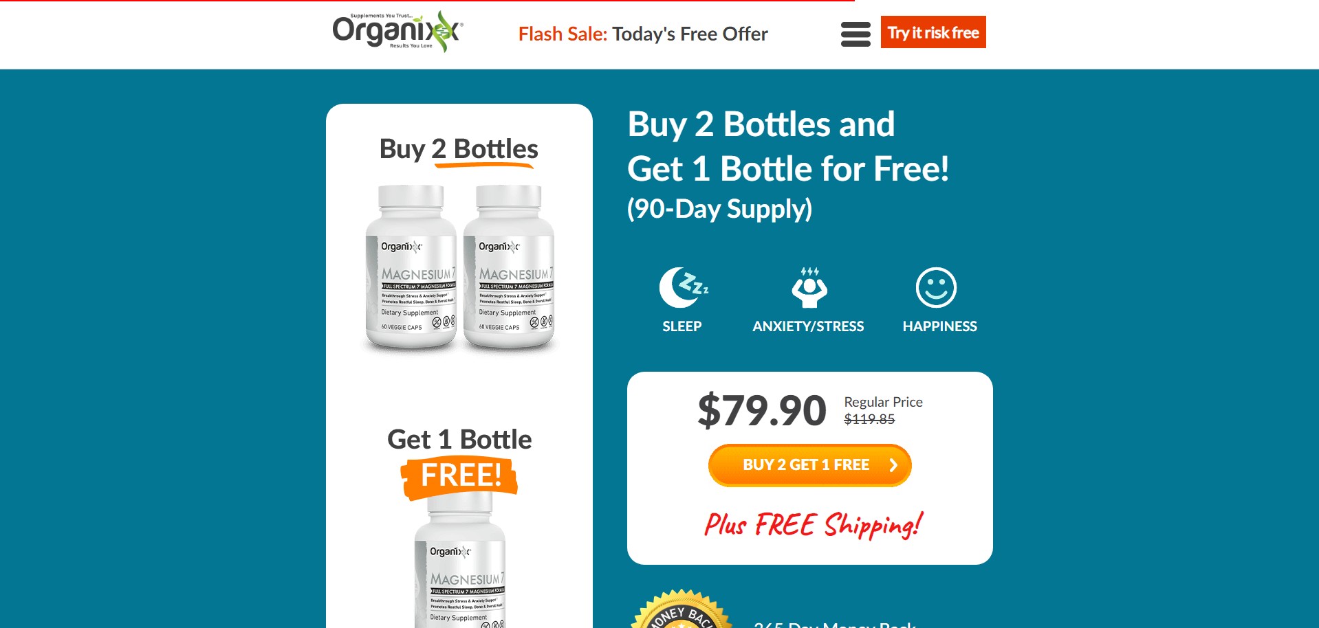 Organixx Magnesium 7 Produkt