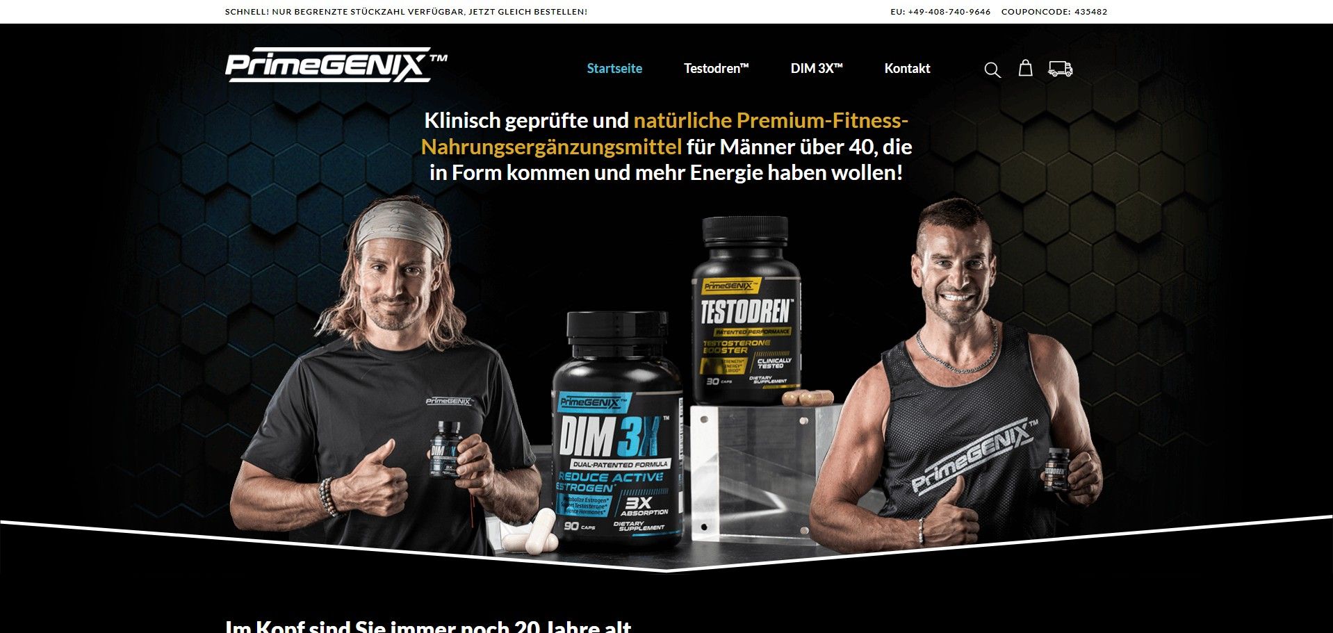 PrimeGenix DIM 3X & Testodren Produkt