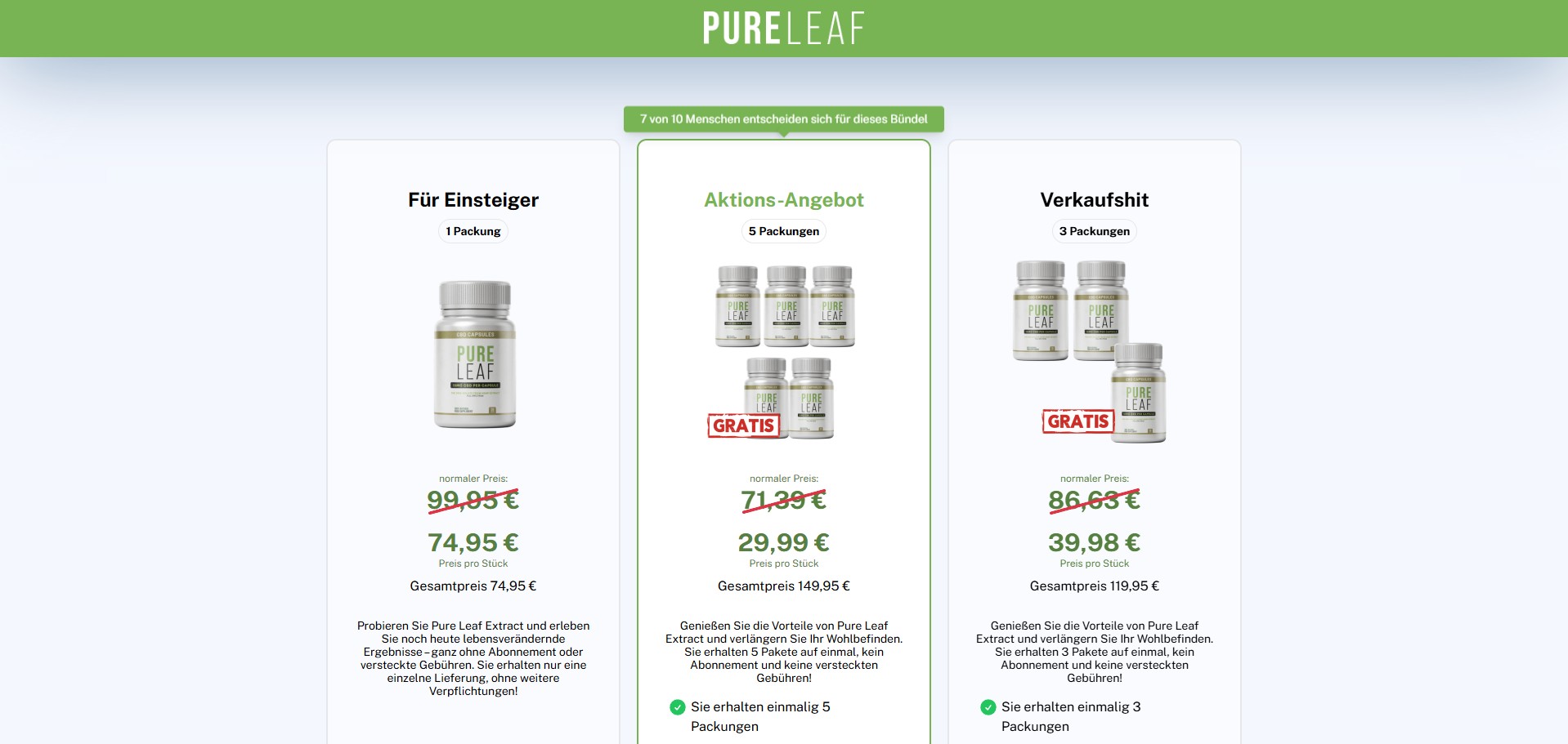 Pure Leaf Produkt