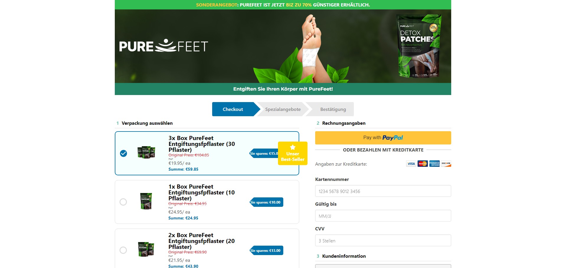 PureFeet Produkt
