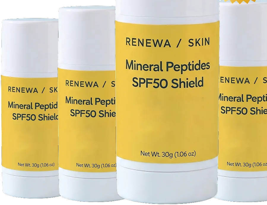 RenewaSkin Mineral Peptides SPF50 Shield Produkt